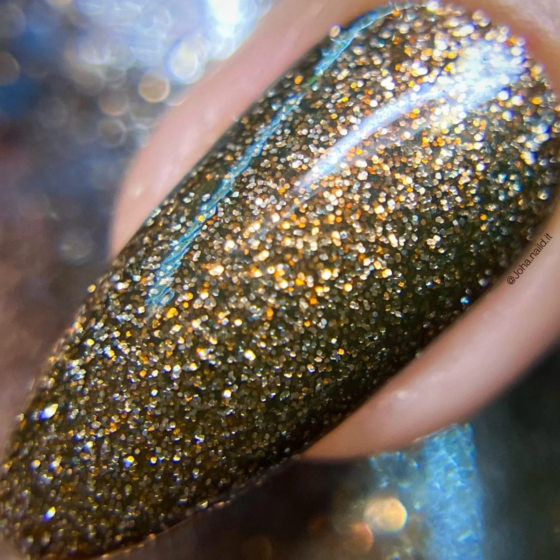 Tinseltown: Muse (P140) - Semi Sheer Dark Brown with Glitter Nail Polish