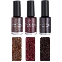 Tinseltown: 3-Piece Semi Sheer with Glitter Nail Polish Set
