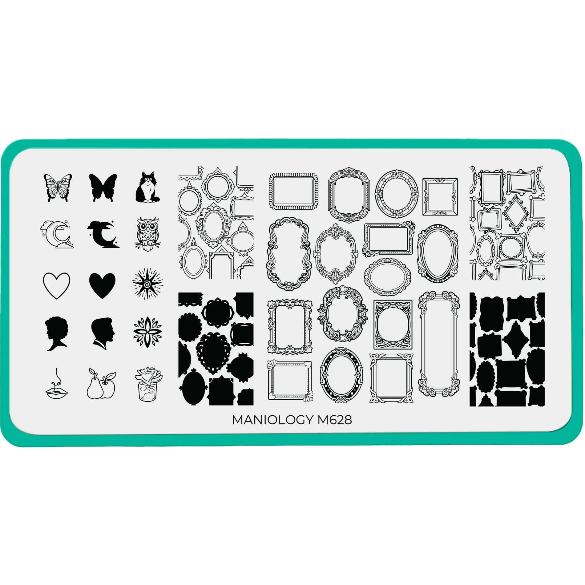 Tiny Exhibits (M628) - Nail Stamping Plate