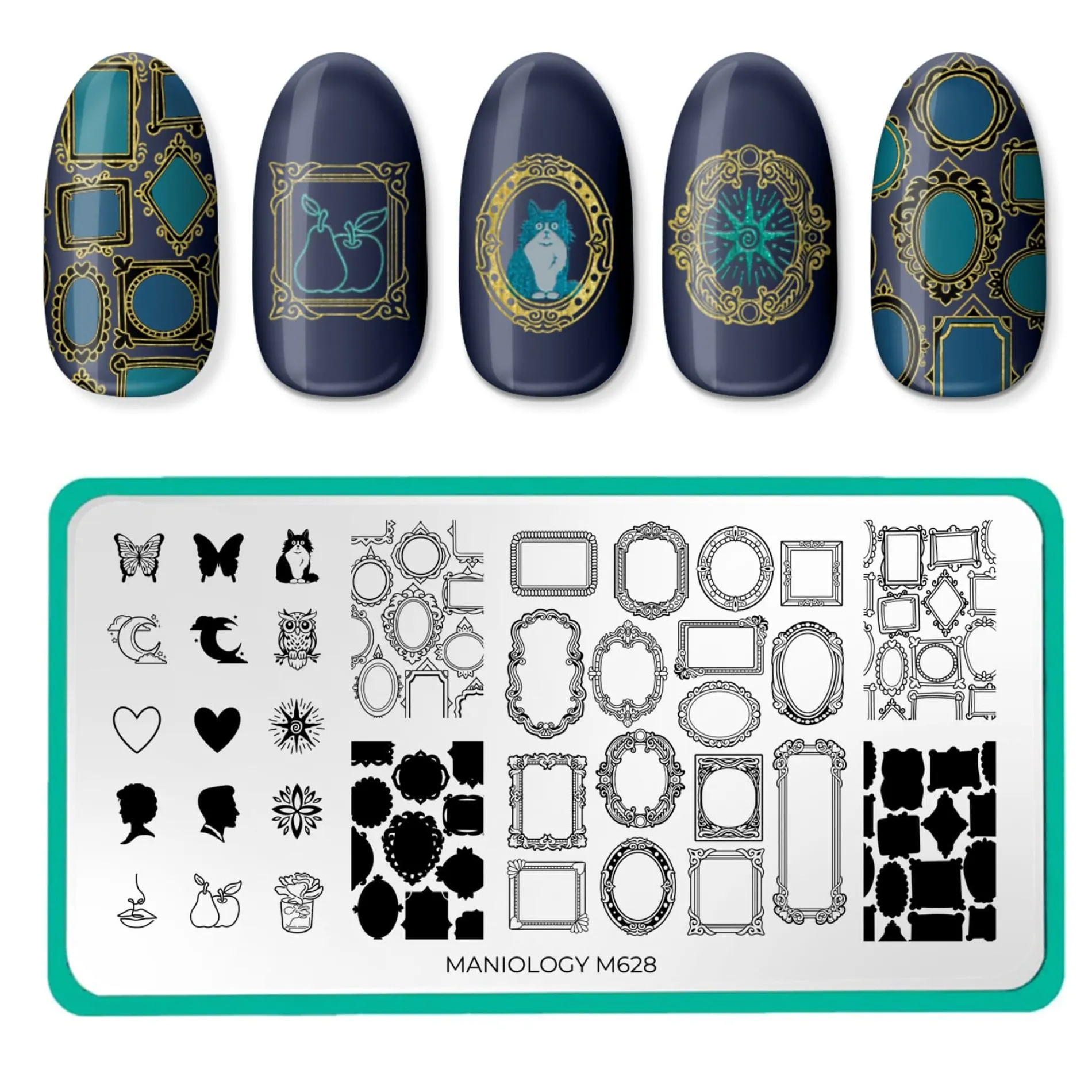 Tiny Exhibits (M628) - Nail Stamping Plate