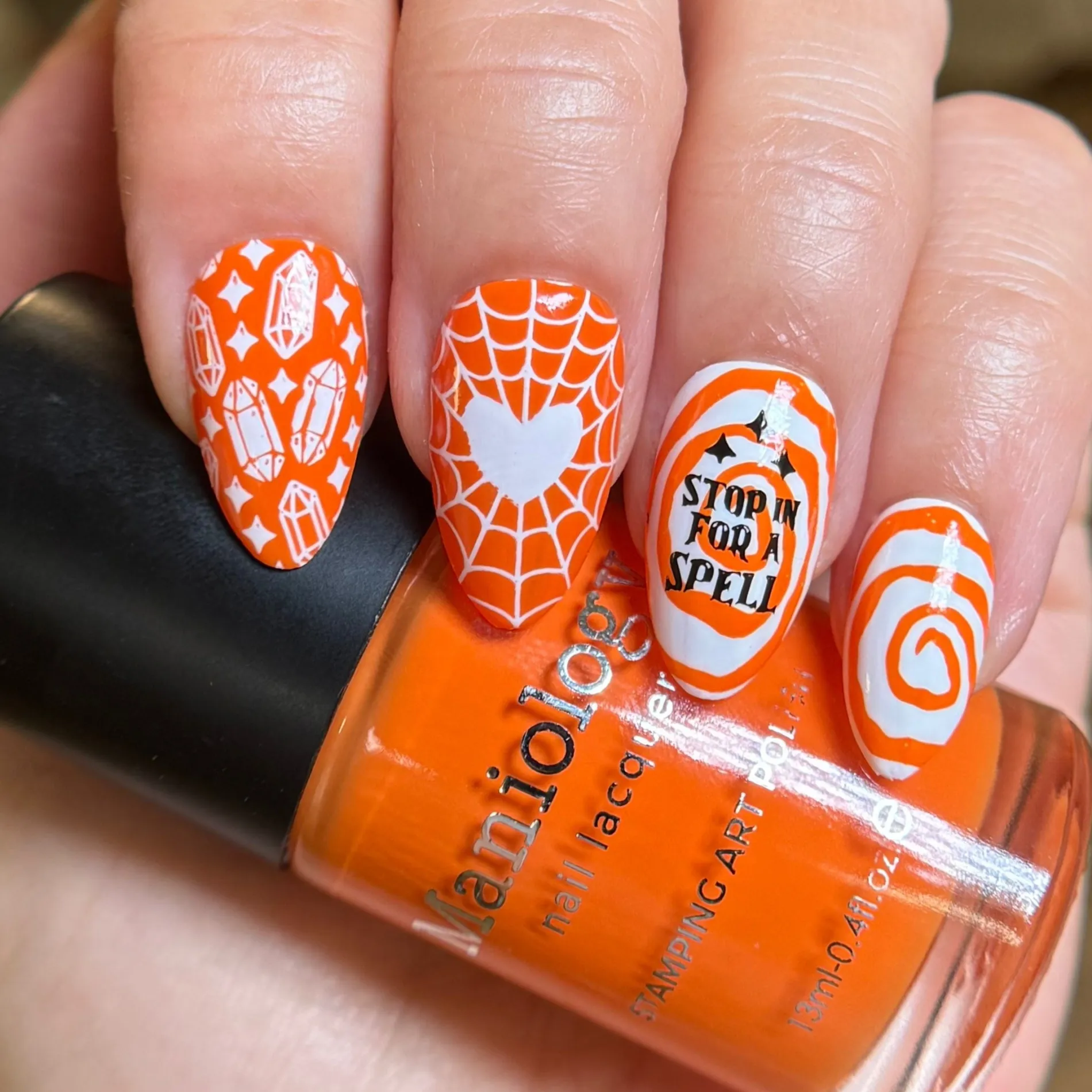 Tropicana: Papaya (B436) - Orange Cream Stamping Polish