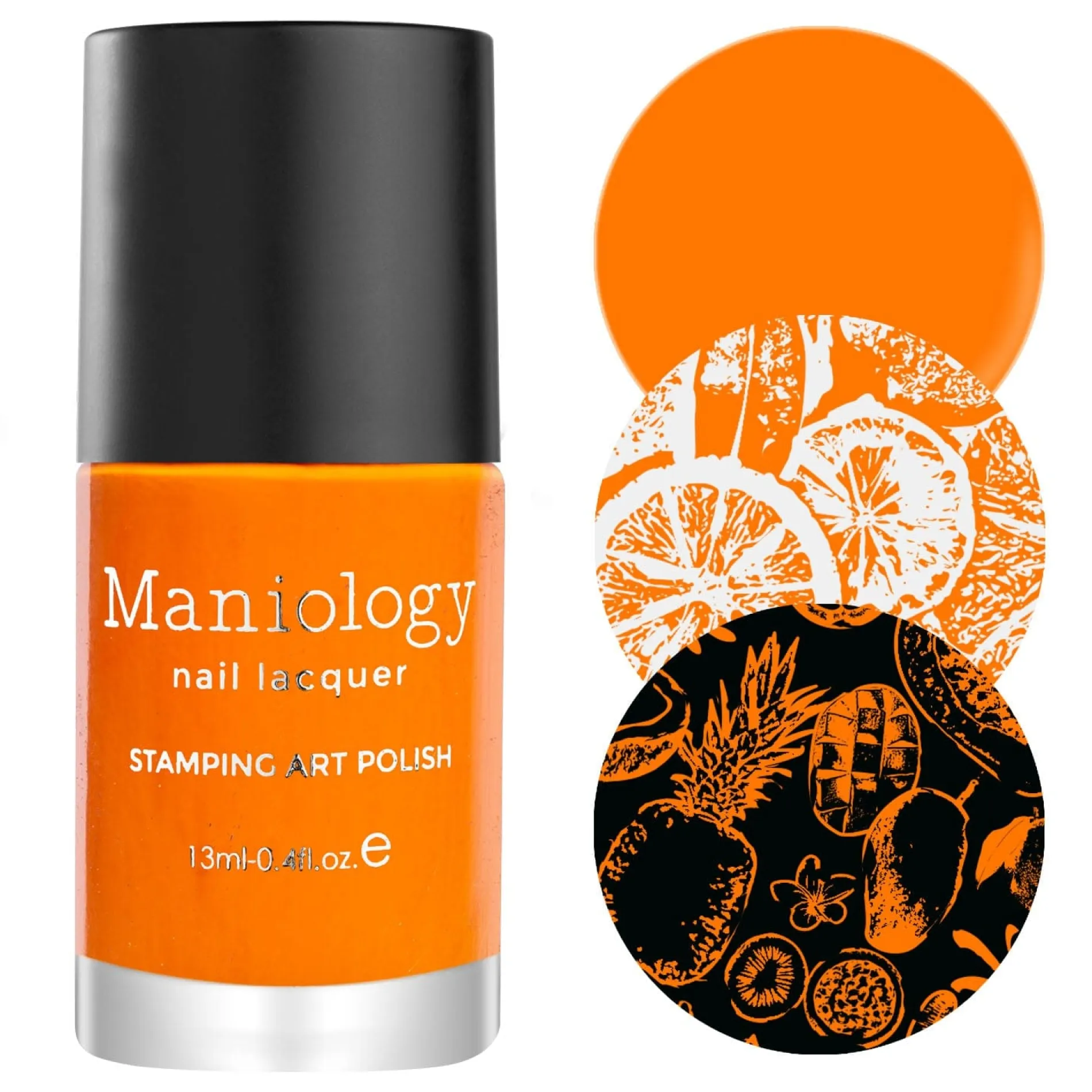 Tropicana: Papaya (B436) - Orange Cream Stamping Polish