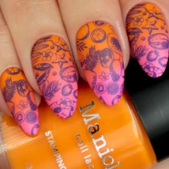 Tropicana: Papaya (B436) - Orange Cream Stamping Polish