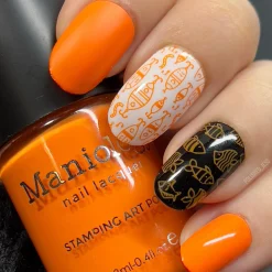 Tropicana: Papaya (B436) - Orange Cream Stamping Polish
