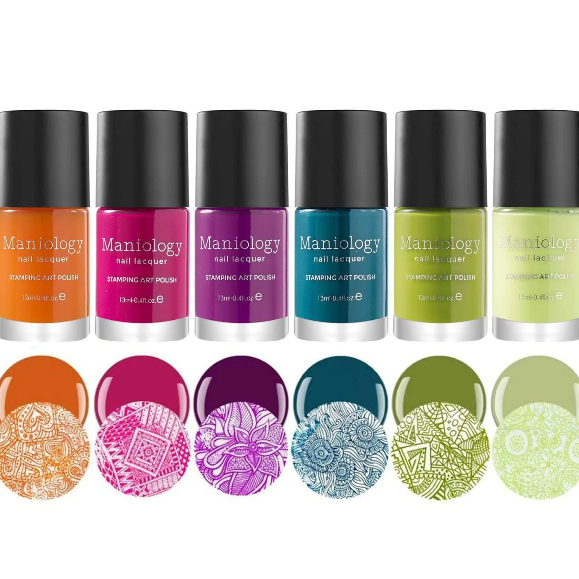 Tropix: 6-Piece Stamping Art Polish Set