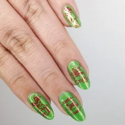 Tutu Mele ( B412 ) - Metallic Green Stamping Polish