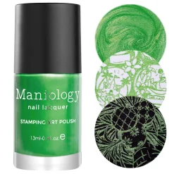 Tutu Mele ( B412 ) - Metallic Green Stamping Polish