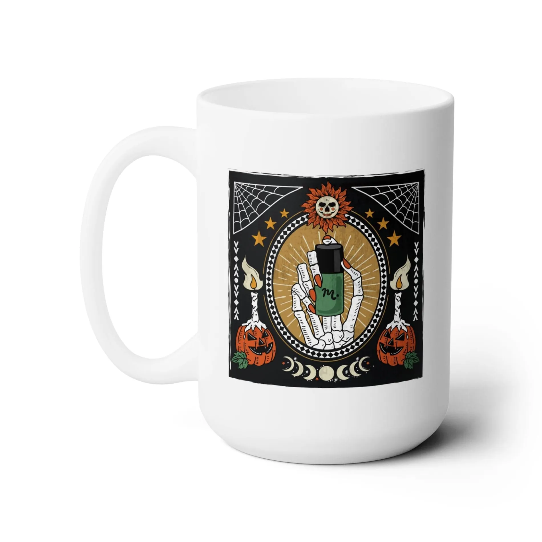 Vintage Halloween Ceramic Coffee Mug 15oz