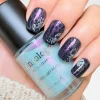 Vitamin Sea: Adios Beaches (B595) Baby Blue/Pink Sheer Pearl Duochrome Stamping Polish