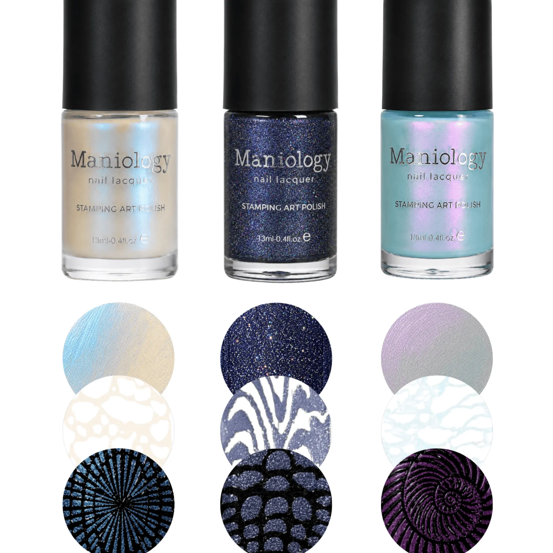 Vitamin Sea: 3-Piece Stamping Art Polish Set