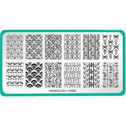 Wall Flowers (M580) - Nail Stamping Plate