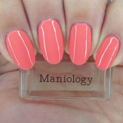 Watermelon Float (B431) - Cream Coral Stamping Polish
