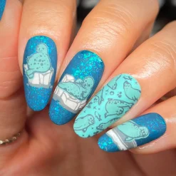Water Pups (M547) - Nail Stamping Plate