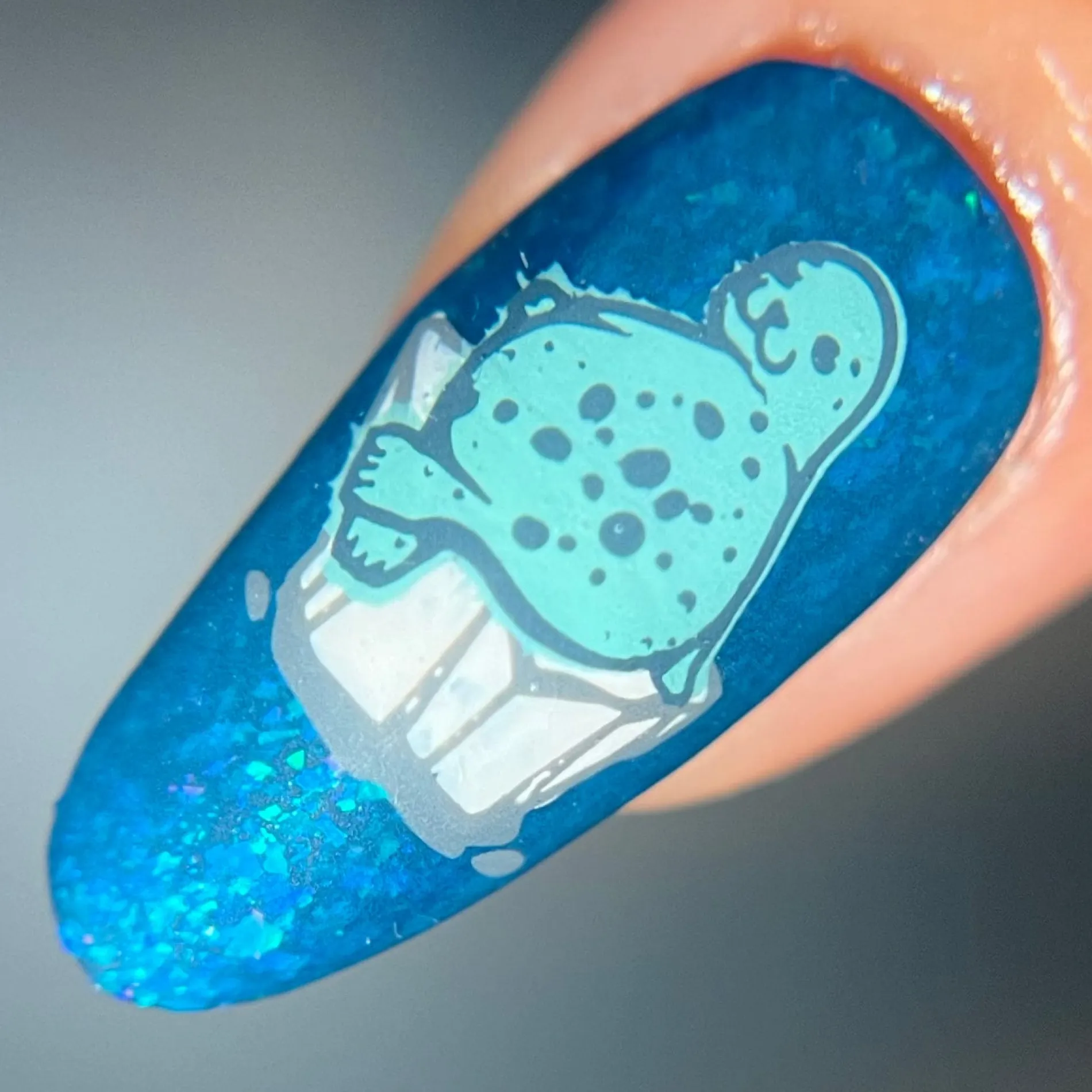 Water Pups (M547) - Nail Stamping Plate