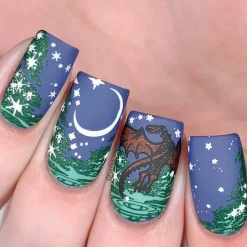 Whimsy (B414) - Pearl Teal Stamping Polish