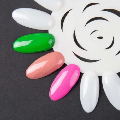 White Polish Swatch Wheels - Set of 10
