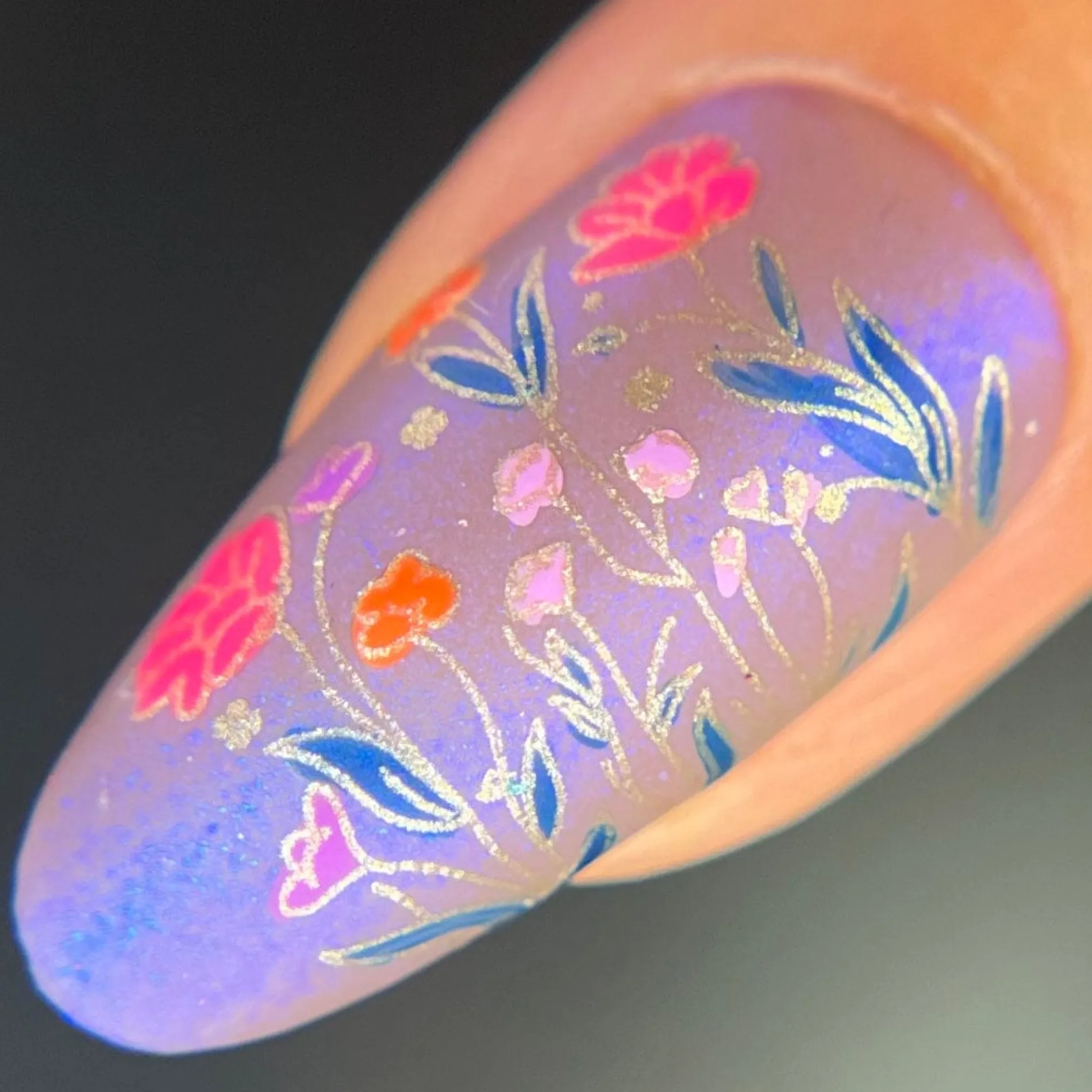 Wildflowers (M494) - Nail Stamping Plate