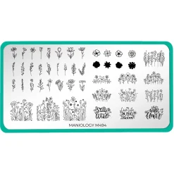 Wildflowers (M494) - Nail Stamping Plate
