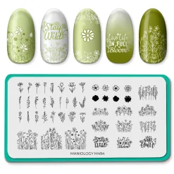 Wildflowers (M494) - Nail Stamping Plate