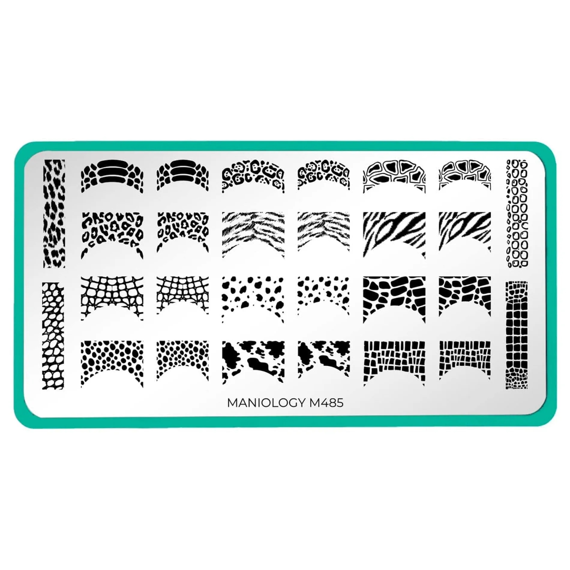 Wild French (M485) - Nail Stamping Plate