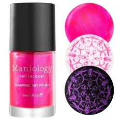 Wild Wings (B294) - Hot Pink Duochrome Stamping Polish