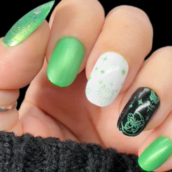 Willow (B501) - Duochrome Green Stamping Polish