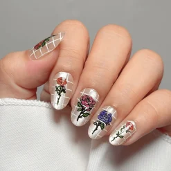 Wish you Roses (M592) - Nail Stamping Plate