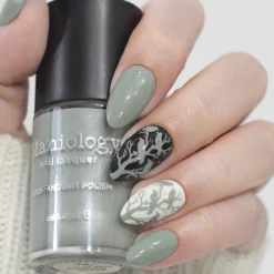 Withered Beauty: Cursed Vines (B559) - Green Pearl Cream Stamping Polish