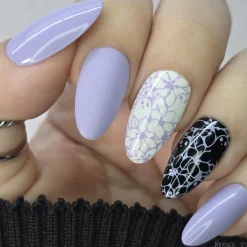 Withered Beauty: 3-Piece Pearl Cream Stamping Polish Set