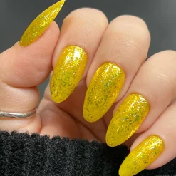 Yellow Brick Road (P164) - Yellow Glitter Nail Polish