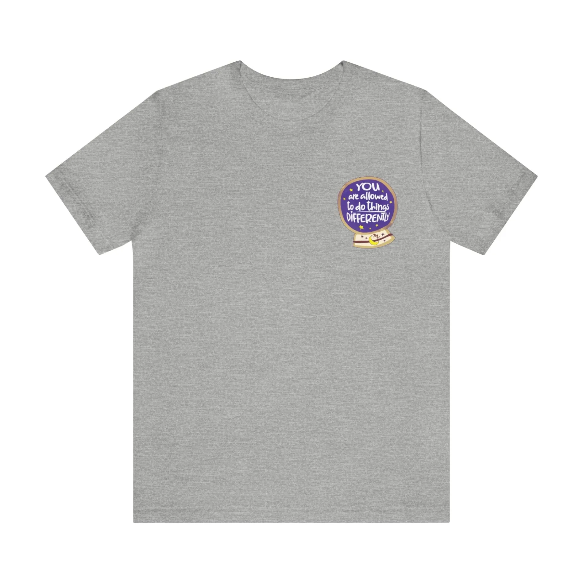 You Are Allowed to do Things Differently - Short Sleeve T-shirt